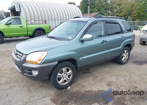 2007 Kia Sportage Ex V6 from USA, damaged, VIN KNDJE723777344688